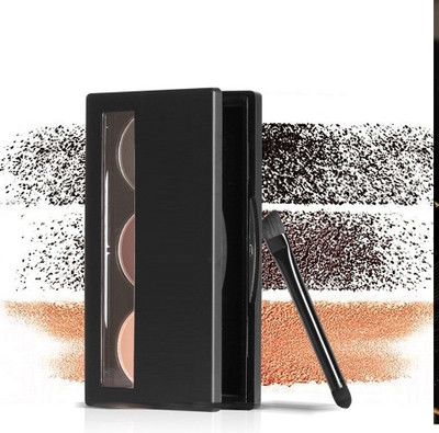 luzimaisa 3 Color Eyebrow Powder Cake Palette With 1 Brush 8 g(multicolor)