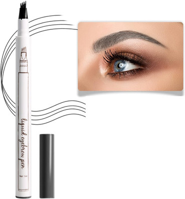WOONGMI Professional Microblading Smudgeproof Eyebrow Pen(Gray)