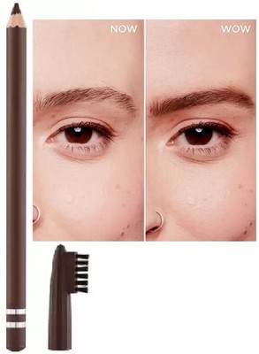 Luster Shine Filling and Outlining Brown Color Eye Brow Pencil(Brown)