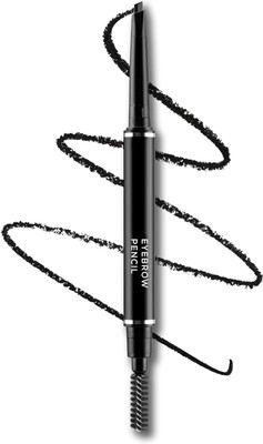 Yuency Eyebrow Definer Pencil with Spoolie | Natural Looking Brows(Black)