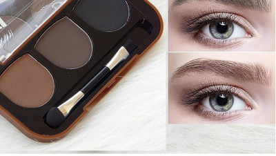 THTC Highly Pigmented Eyebrow Definer Palette 9 g(Multi color)