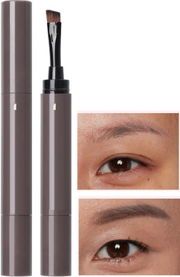 ADJD 2 IN 1 Eyebrow Cream Gel With Brush Brush Long-lasting(GREY)