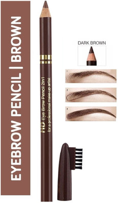 JANOST Magic Waterproof & Long lasting Eyebrow Pencil With Brush(Brown)