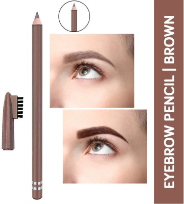 BLUEMERMAID Eye Brow Shaper Water Proof Brown Eyebrow Pencil with Brush Applicator(BROWN)