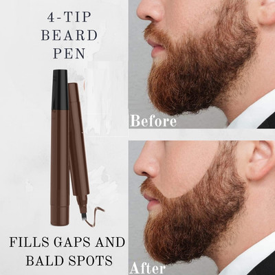 manasona Waterproof Long-Lasting Microblading Eyebrow Pen(BROWN)