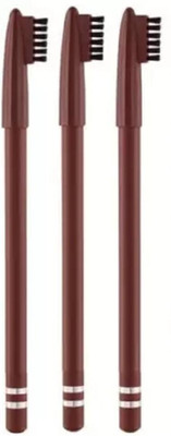 JANOST WATERPROOF EYEBROW PENCIL WITH EYEBROW BRUSH(BROWN)
