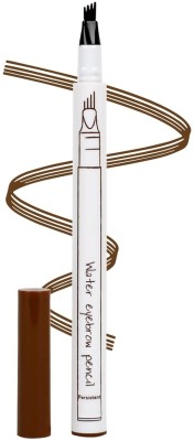 YAWI Waterproof Eyebrow Filler with a Micro-fork Tip brown(brown)