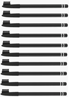 BLUEMERMAID WATER RESISTANT SMOOTH FINISH BLACK EYEBROW PENCIL FOR REAL EYEBROW LOOK(BLACK)