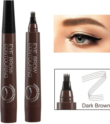 GFSU - GO FOR SOMETHING UNIQUE Creating natural eyebrow makeup and Beard Appearance.(DARK BROWN)