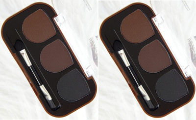 ADJD Combo Eyebrow Enhancer Palette Easily blendable Dual-ended applicator(MULTI COLOR)