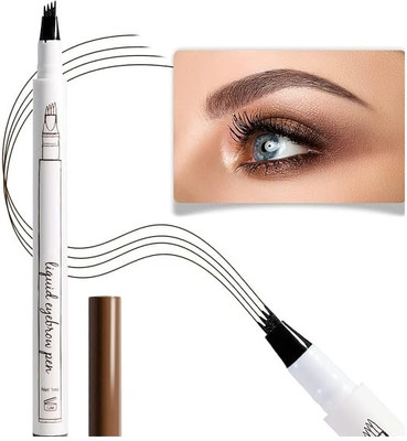 GFSU - GO FOR SOMETHING UNIQUE Best Waterproof & Long Lasting eyebrow pen 02 For Women(dark brown)