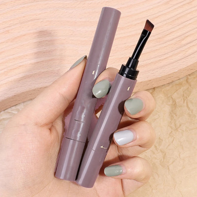 ADJD Eyebrow Cream Pen Delicate Smooth Long-lasting(Gray Brown)