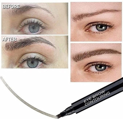 GABBU Eyebrow Makeup Palette Set with 6 Eyebrow Powders,3 Eyebrow Stencils(Black)