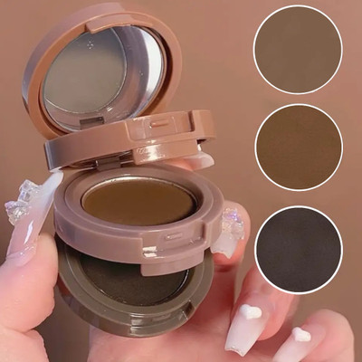 VARS LONDON 3 in 1 brown , dark brown, black eyebrow powder combo palette(SHADE 01)