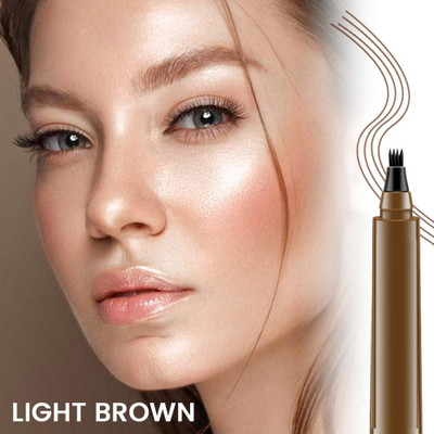 GULGLOW99 Eyebrow Pen - Brown | Waterproof & Smudge-Proof Pencil(Brown)