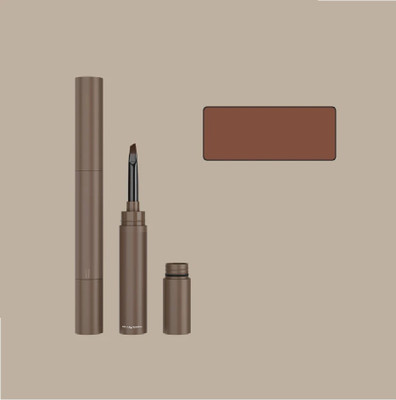 GFSU - GO FOR SOMETHING UNIQUE Best 02 Brown Eyebrow Cream Pen with Brush Lasting Not Smudge(Brown)