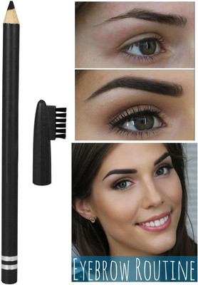 BLUEMERMAID PERFECT LOOK BLACK EYEBROW PENCIL FOR SHARP EYEBROW PENCIL(BLACK)