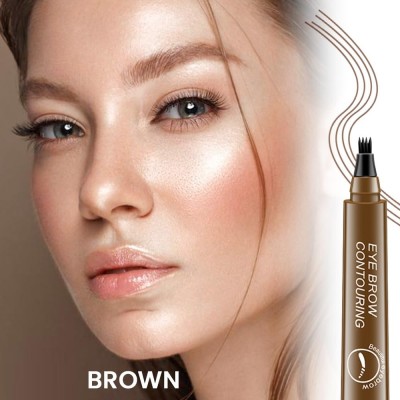 THTC Flawless Natural Looking Eyebrow Pen(Natural Brown)