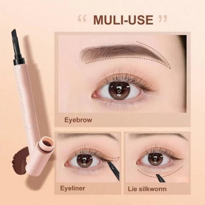 GABBU Smooth eyebrow Pencil provides soft & simple color(brown)