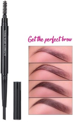 Arcanuy New Brow Pencil for Women Double End Rotating(black)