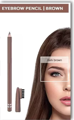 USBK Eyebrow Pencil – Eyebrow Shaping Pencil with Soft Brush(Brown)