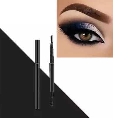 Sheny trending product Eye Brow Pencil 2 in 1 Dual Function Brow Filling Pencil(black)