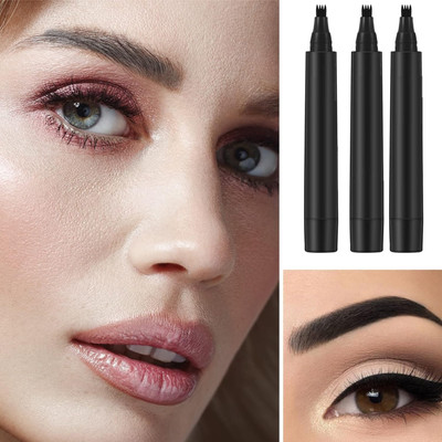 GFSU - GO FOR SOMETHING UNIQUE Eyebrow Pencil Waterproof Eyebrow Microblading Brow Pen(black)