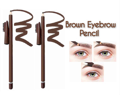 SKYBOAT BROWN EYEBROW PENCIL PROFESSIONAL USE 2 PC QUANTITY(BROWN)
