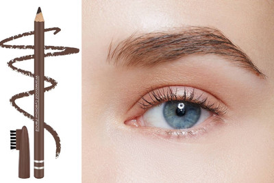 BLUEMERMAID BEST MATTE FINISH LIGHT BROWN EYE BROW PENCIL WATER PROOF(BROWN)