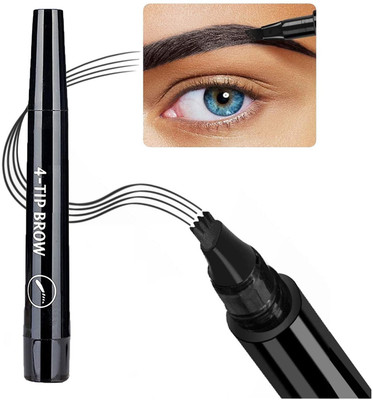 tanvi27 One Swipe Micro Precision Eyebrow Pen Color, Waterproof & Smudge-proof(BLACK)