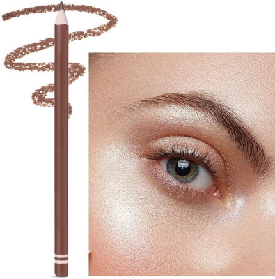 Luster Shine Smudge Proof Eyebrow Definer Pencil With Brush(Brown)