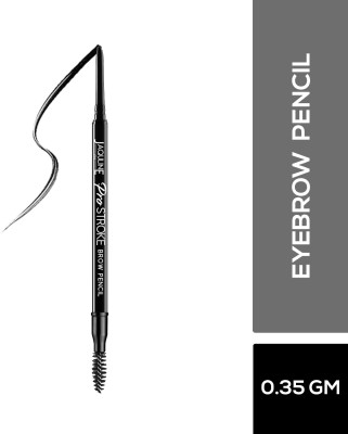 Jaquline USA Pro Stroke Black Eyebrow Pencil |Long Lasting Eye Pencil(Black)