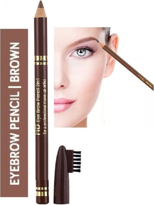 JANOST Smudge proof Eyebrow Definer Pencil Easy brows Eyebrow Pencil with Brush(Brown)
