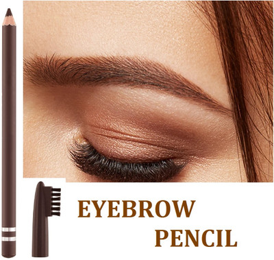 BLUEMERMAID Waterproof Eyebrow Pencil With Brush | Smudge Proof Eyebrow Definer Pencil(BROWN)