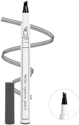 Emijun ,Waterproof Microblading Eyebrow Pencil with a Micro-Fork Tip Applicato(grey)