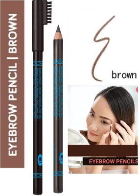 Amaryllis 3D BROWN EYE BROW PENCIL FOR PERFECT EYE LOOK(DARK BROWN)