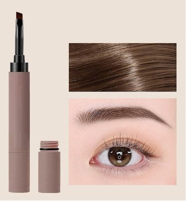 ADJD Waterproof Eyebrow Cream Pen with Brush Lasting & Non Smudge(BROWN)
