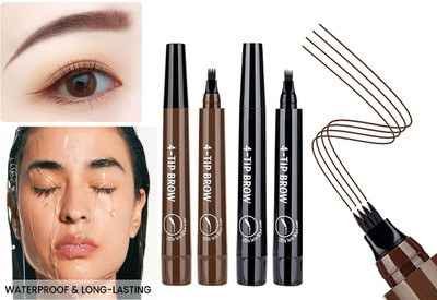 Sheny LOVELY & RADIANTMicroblading Eyebrow Pen Smudgeproof Brow Pencil(black & brown)