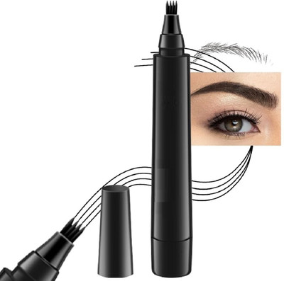 GULGLOW99 Waterproof Microblading Eyebrow Pencil | eyebrow Contouring pen(BLACK)