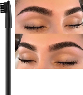 Emijun Eyebrow Pencil 2 in 1 Dual Function Eye Brow Filling Pencil(Black)