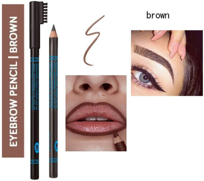 Amaryllis 3D Waterproof Eyebrow Pencil with Brush Smudge proof Eyebrow(DARK BROWN)