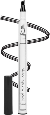 GULGLOW99 Eyebrow Tattoo Pen Microblading Eyebrow Pencil with a Micro-Fork(BLACK)