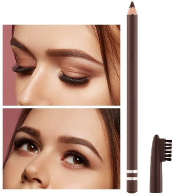BLUEMERMAID Eyebrow Pencil With Brush | Smudge Proof Eyebrow Definer Pencil(BROWN)