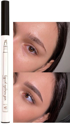 ADJD Four Tips Long-Lasting Waterproof Brow And Tint Dye(BLACK)