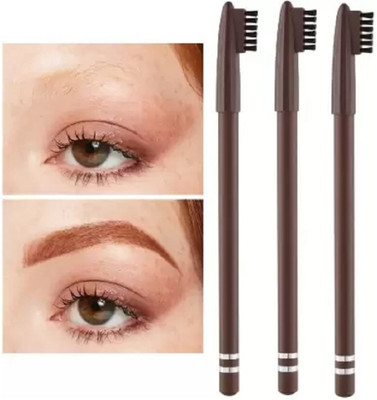 Wonholli Waterproof Eyebrow Pencil, And Delicate Texture(Brown)