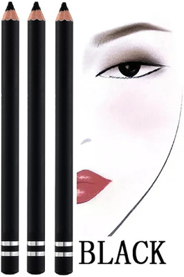 Vyomiris Eyebrow Pencil Black Waterproof Smooth Natural Cruelty Free(BLACK)