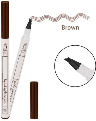 WOONGMI Eyebrow Pen Waterproof 24 Hours Long Lasting(BROWN)