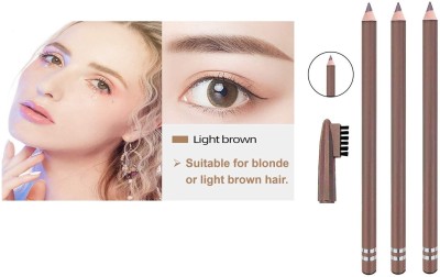 BLUEMERMAID BEST QUALITY LOOK BROWN EYE BROW PENCIL FOR PERFECT EYE LOOK(BROWN)