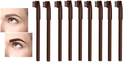BLUEMERMAID PROFESSIONAL LOOK MATTE EYEBROW PENCILS FOR SHAPING EYEBROWS(BROWN)