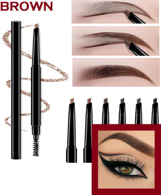 AGLEY Eye Brow Shaper Water Proof & long lasting Black Eyebrow Pencil (BROWN(BROWN)